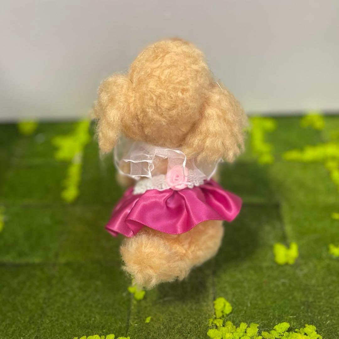 ☆rara トイプードル 羊毛フェルト 着せ替え ぬいぐるみ 置物