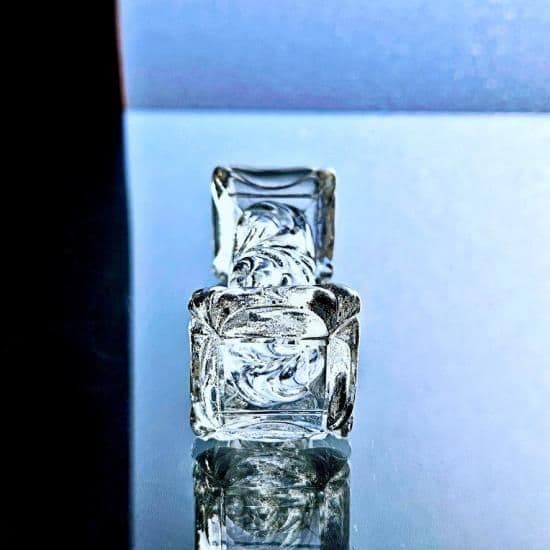 輝くオールドバカラ ロザースミュルティプルのカトラリーレスト【19世紀後半】