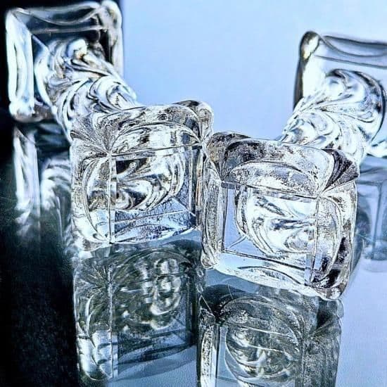 輝くオールドバカラ ロザースミュルティプルのカトラリーレスト【19世紀後半】