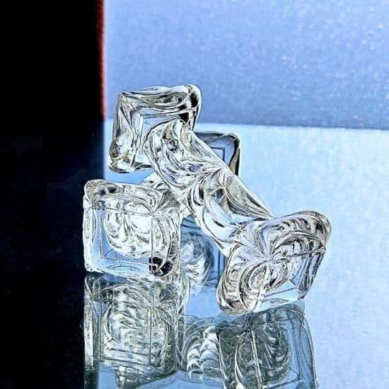 輝くオールドバカラ ロザースミュルティプルのカトラリーレスト【19世紀後半】