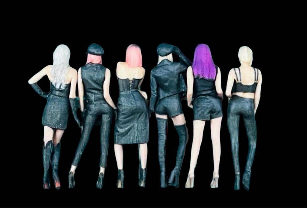 5cm★リオナ6体★フィギュア★完成品★1/64より大★ミニカーに★ジオラマ