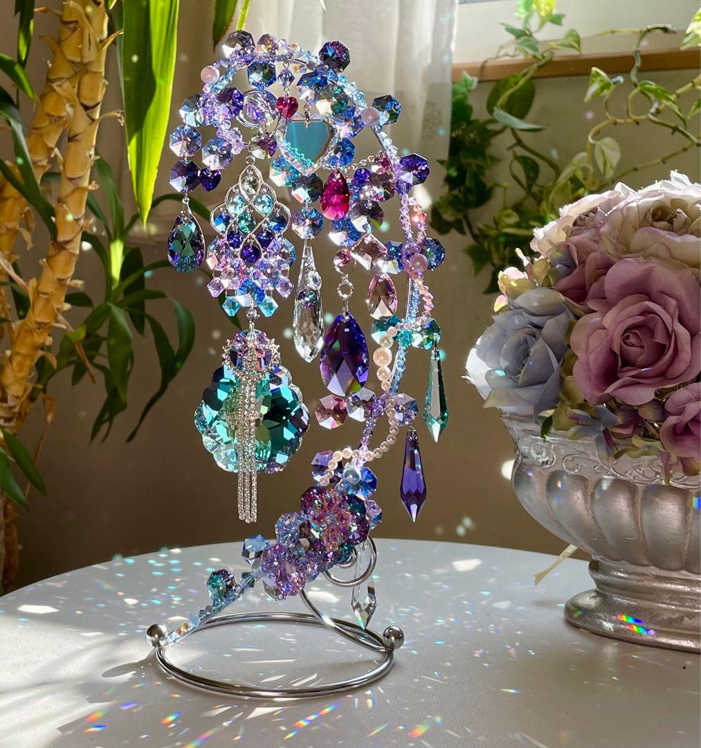 サンキャッチャー スワロフスキー アラベスクヴィトラルライト63mm