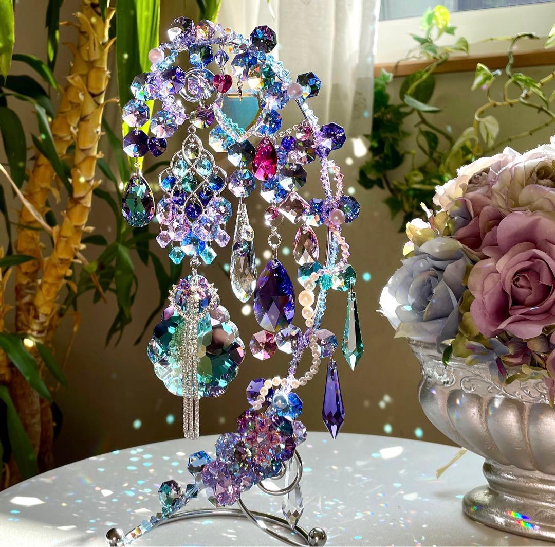 サンキャッチャー スワロフスキー アラベスクヴィトラルライト63mm