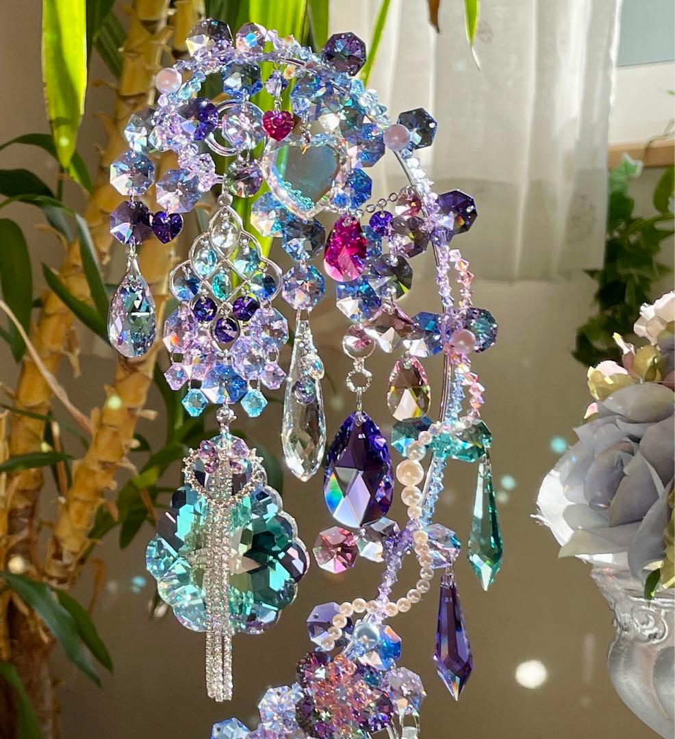 サンキャッチャー スワロフスキー アラベスクヴィトラルライト63mm