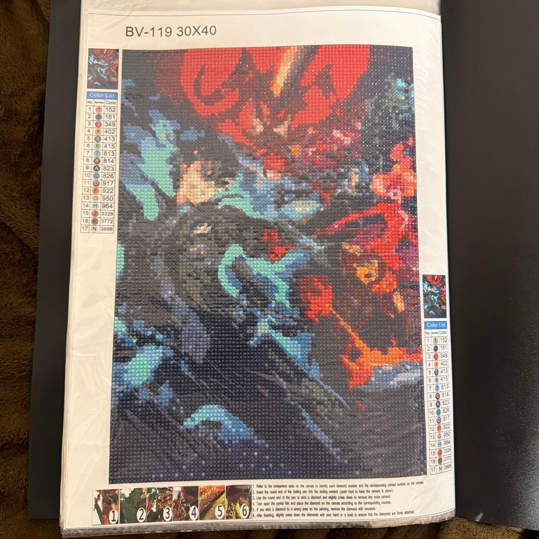 ダイヤモンドアート 完成品 19点セット アニメキャラクター系