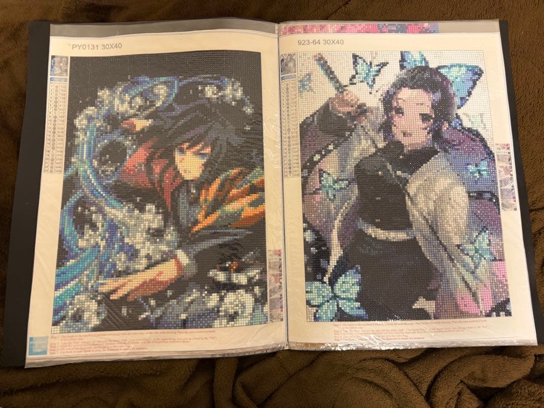 ダイヤモンドアート 完成品 19点セット アニメキャラクター系