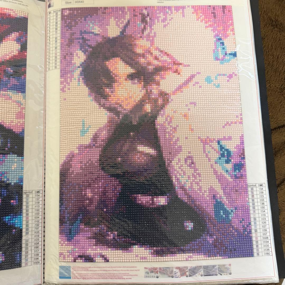 ダイヤモンドアート 完成品 19点セット アニメキャラクター系