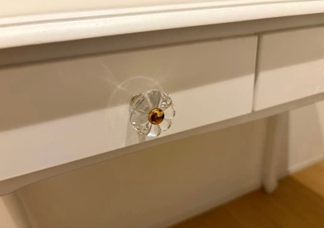 《GART|ガルト》アイニ デスク 机 ドレッサー　ヨーロピアン　ホワイト