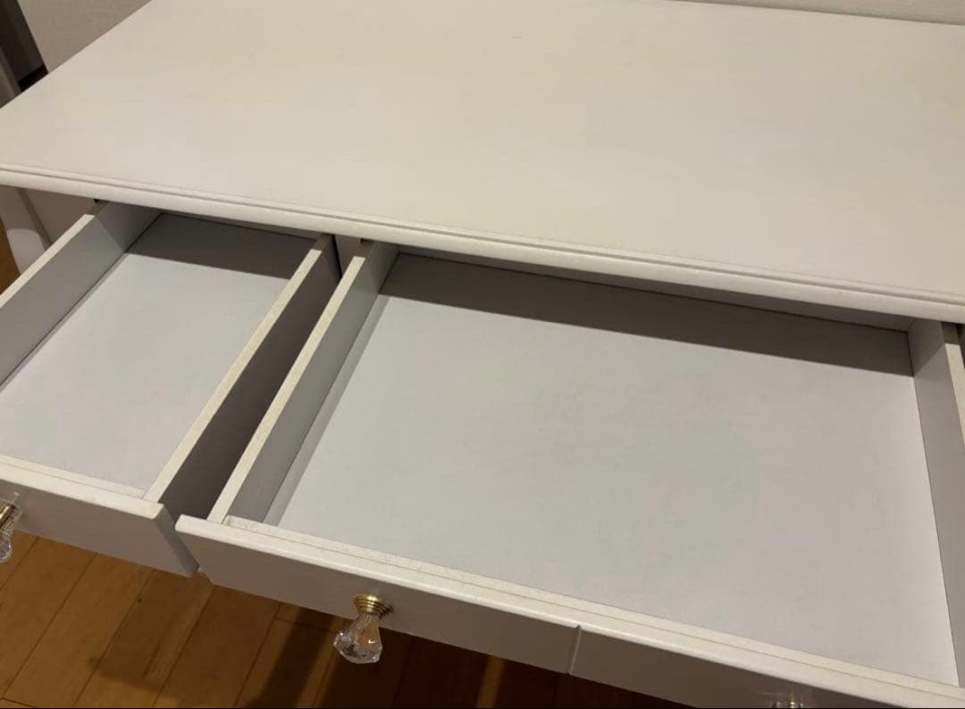 《GART|ガルト》アイニ デスク 机 ドレッサー　ヨーロピアン　ホワイト