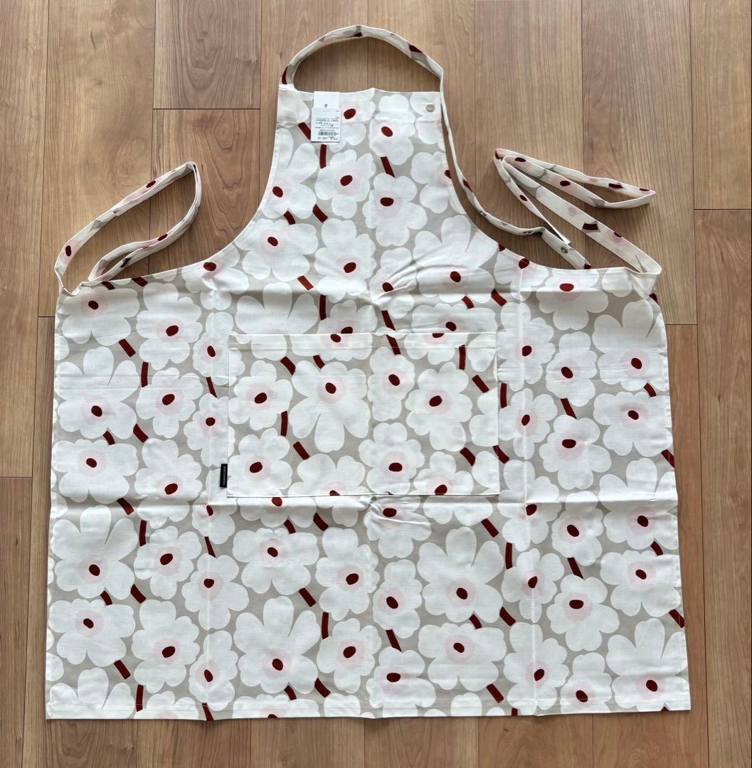 新品 マリメッコ エプロン 日本限定 ミニウニッコ グレー - メルカリ