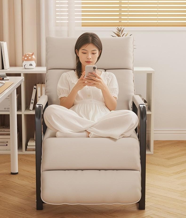 《ウィンターセール30%OFF》可動式リクライニングチェア フットレスト付