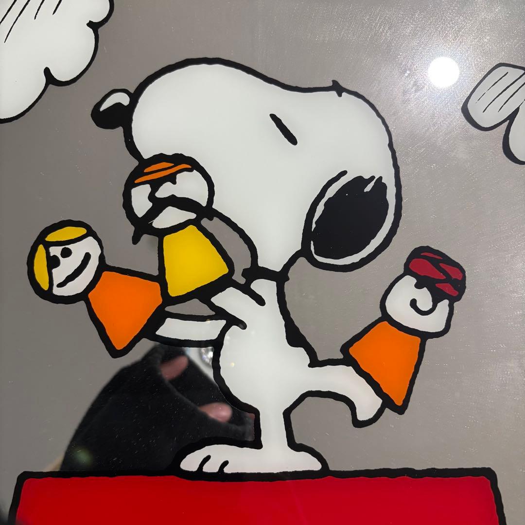 た*ス様 スヌーピー　パブミラー　ウォールミラー　当時物　現状品　昭和レトロ　S