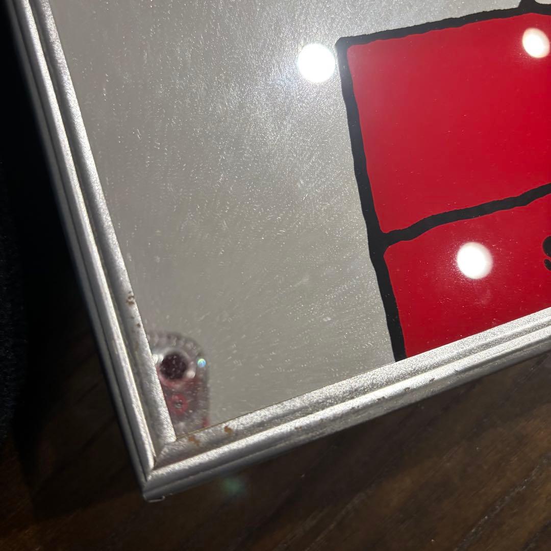 た*ス様 スヌーピー　パブミラー　ウォールミラー　当時物　現状品　昭和レトロ　S