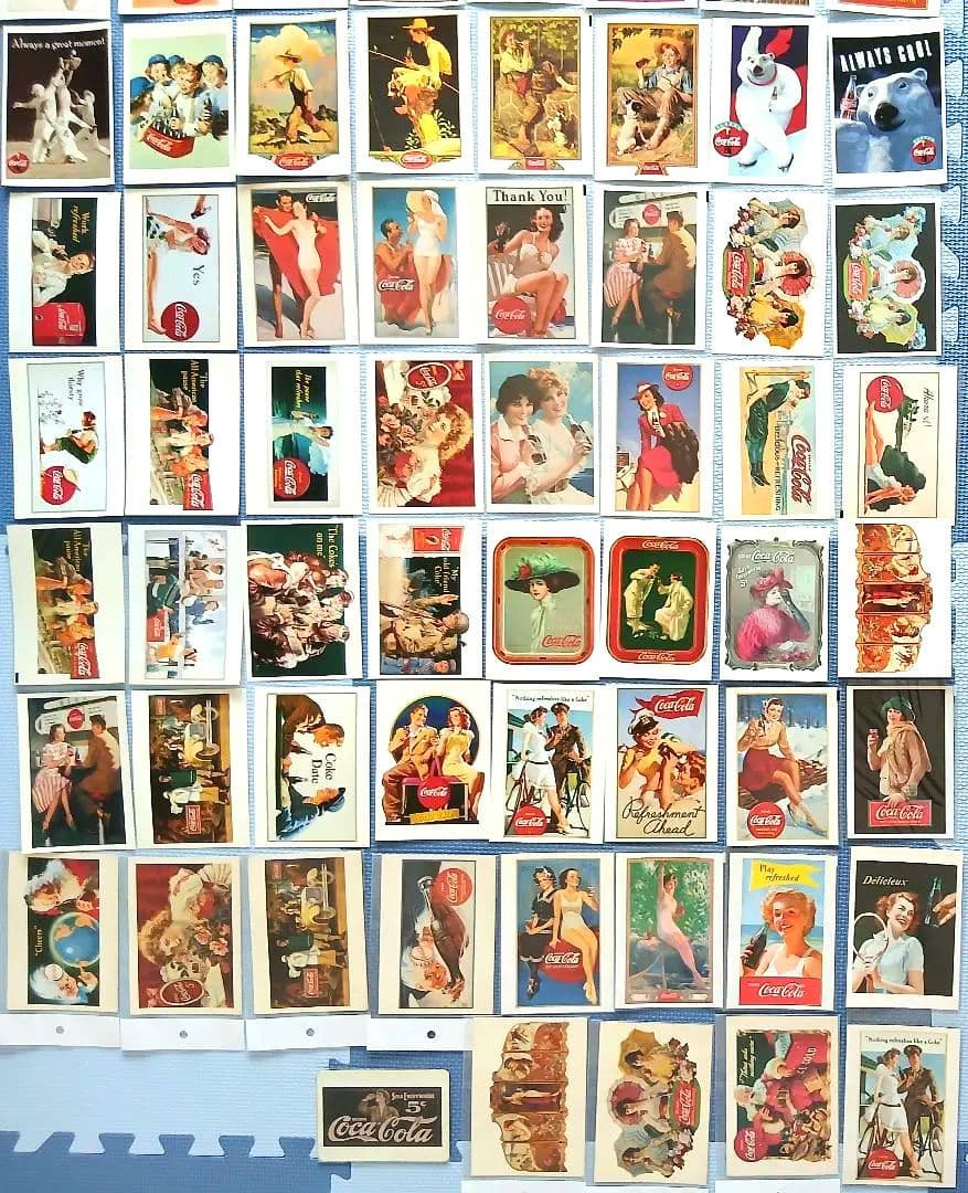 ♦️レア品♦️1920年コカ・コーラ社 限定ピンバッチ・未使用ポストカード85枚