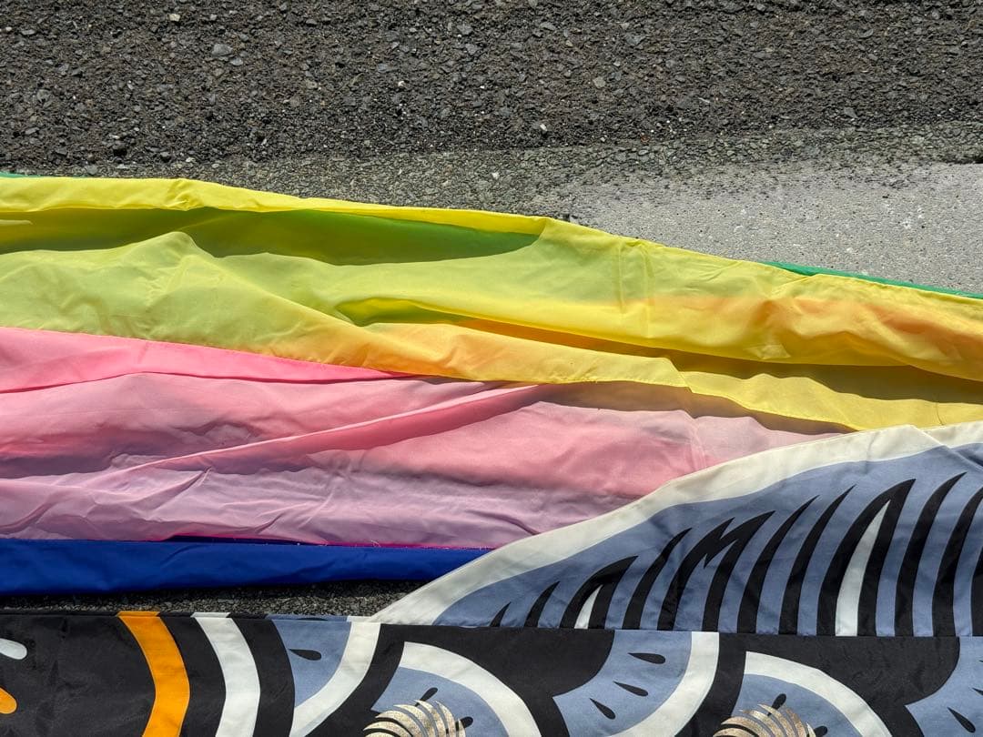 中古 鯉のぼり【B】6m 両面金太郎 こいのぼり 3色+吹流し こどもの日 節句