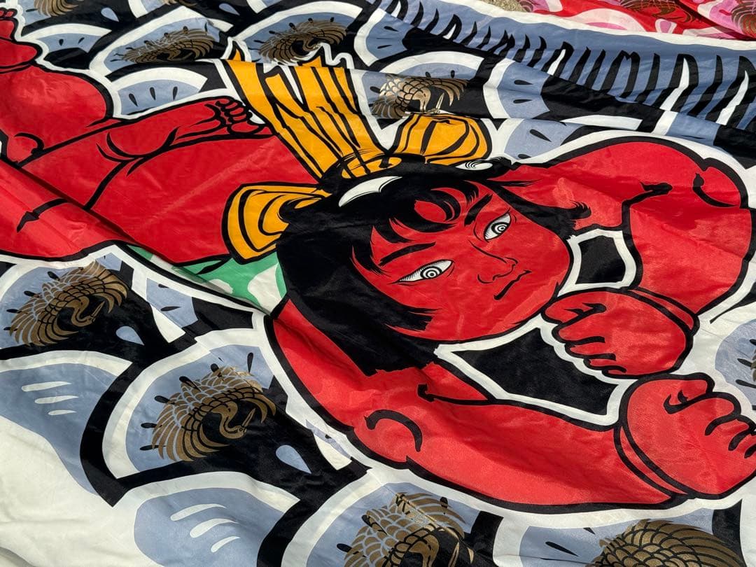 中古 鯉のぼり【B】6m 両面金太郎 こいのぼり 3色+吹流し こどもの日 節句