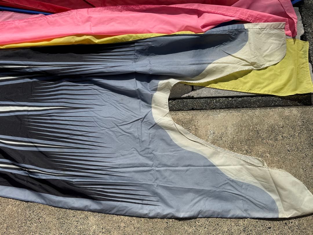 中古 鯉のぼり【B】6m 両面金太郎 こいのぼり 3色+吹流し こどもの日 節句