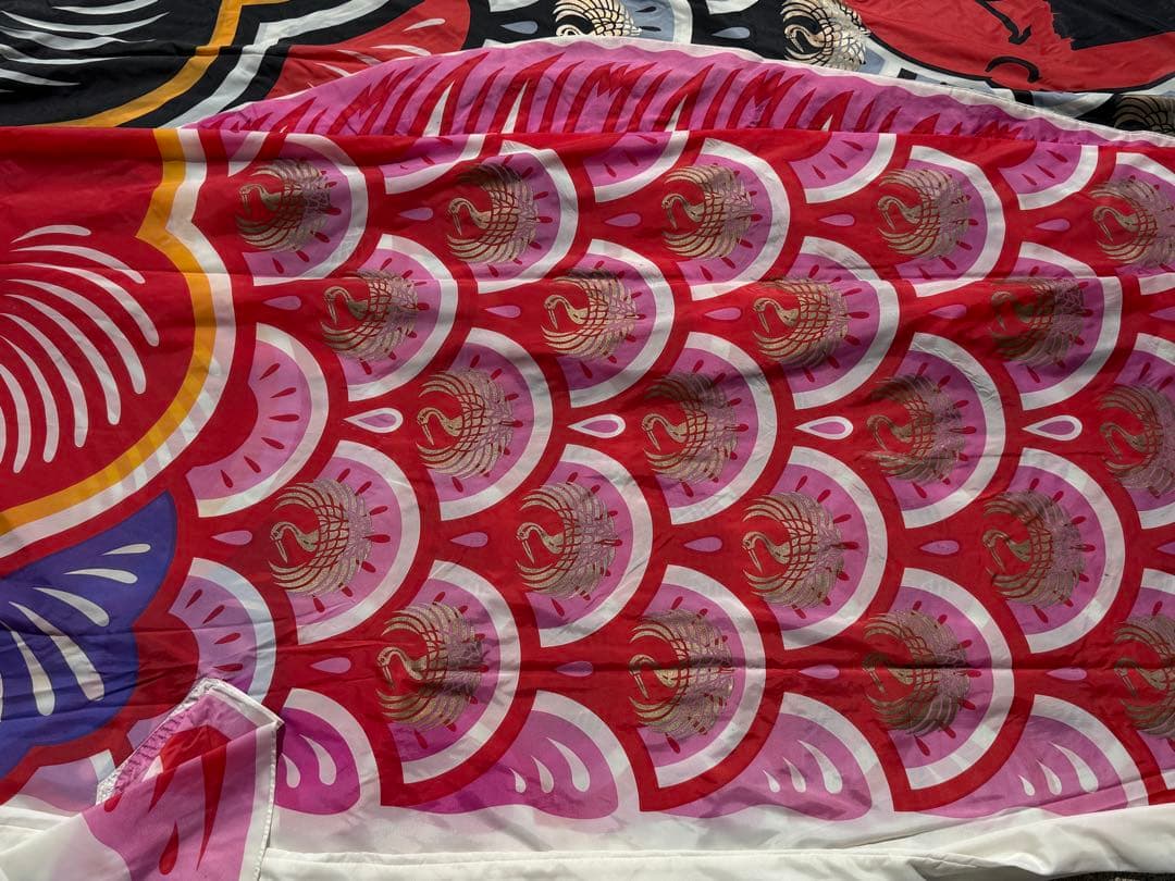 中古 鯉のぼり【B】6m 両面金太郎 こいのぼり 3色+吹流し こどもの日 節句