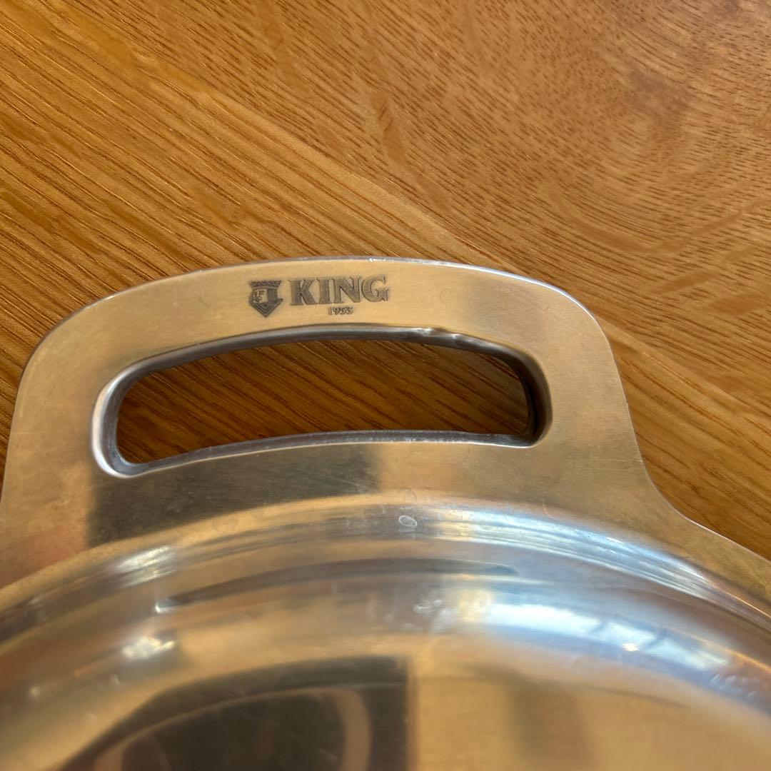 KING 無水鍋 内径20cm 蒸し器　レシピ本付き