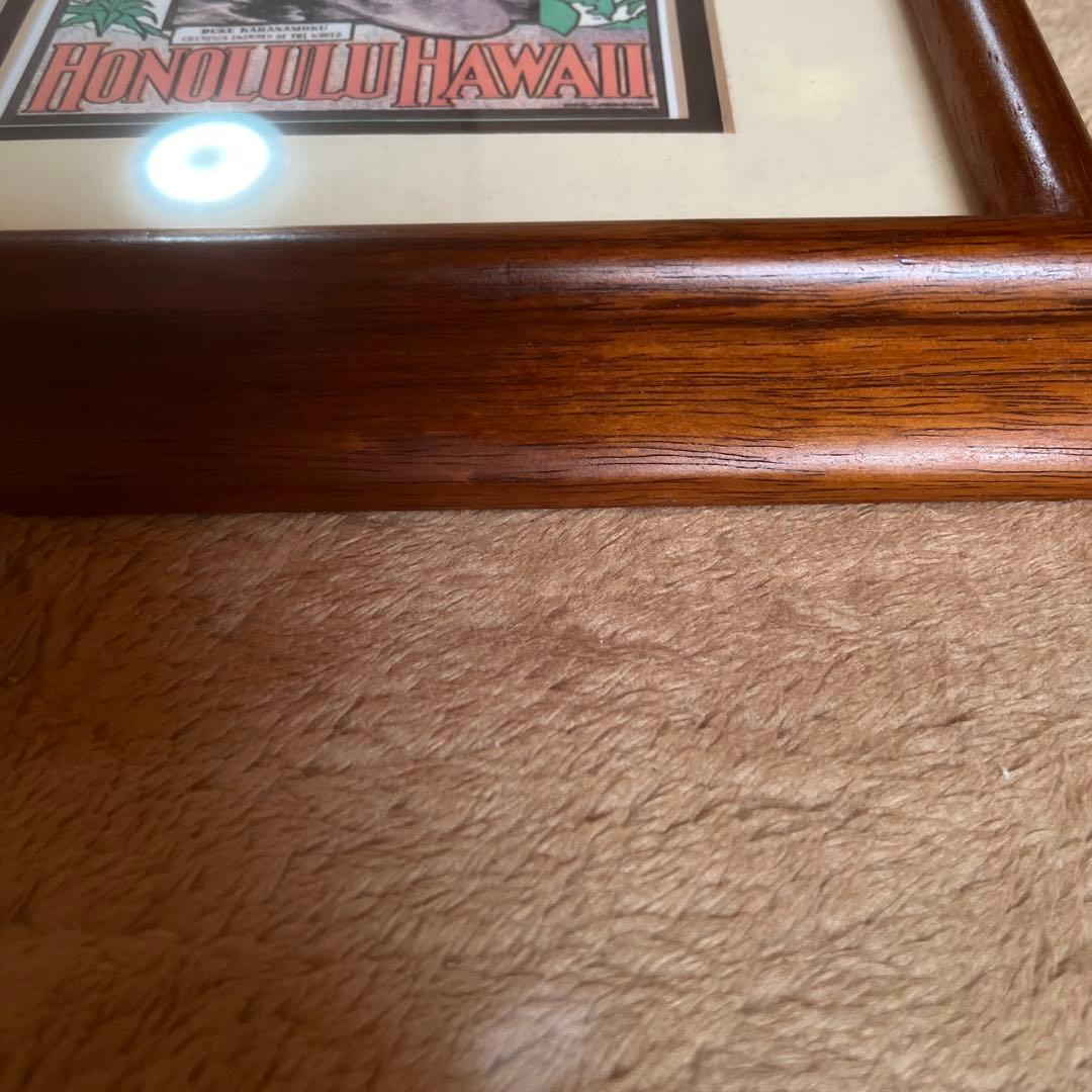 コアウッドフレームHawaii製vintage DUKE KAHANAMOKU