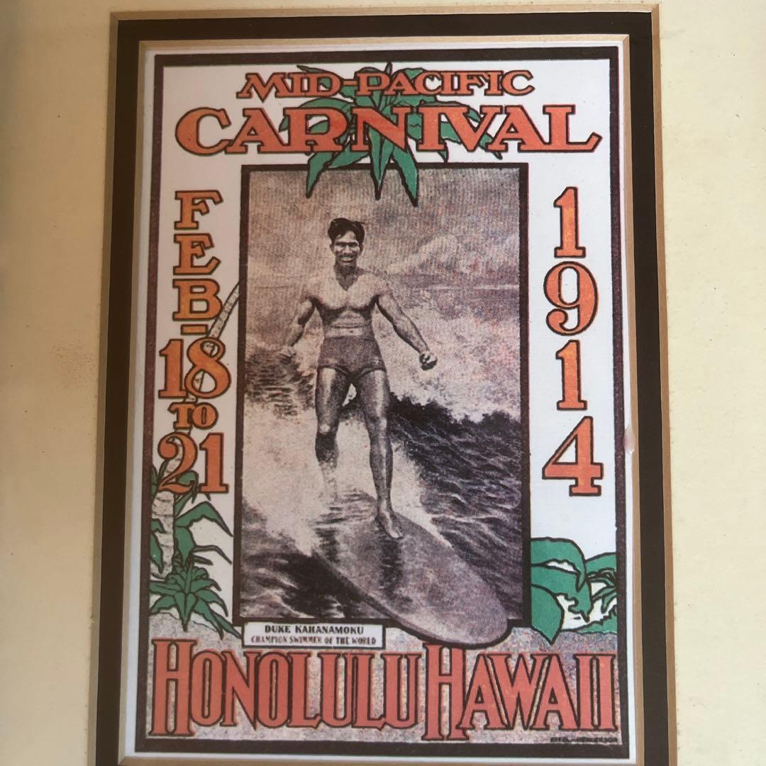 コアウッドフレームHawaii製vintage DUKE KAHANAMOKU