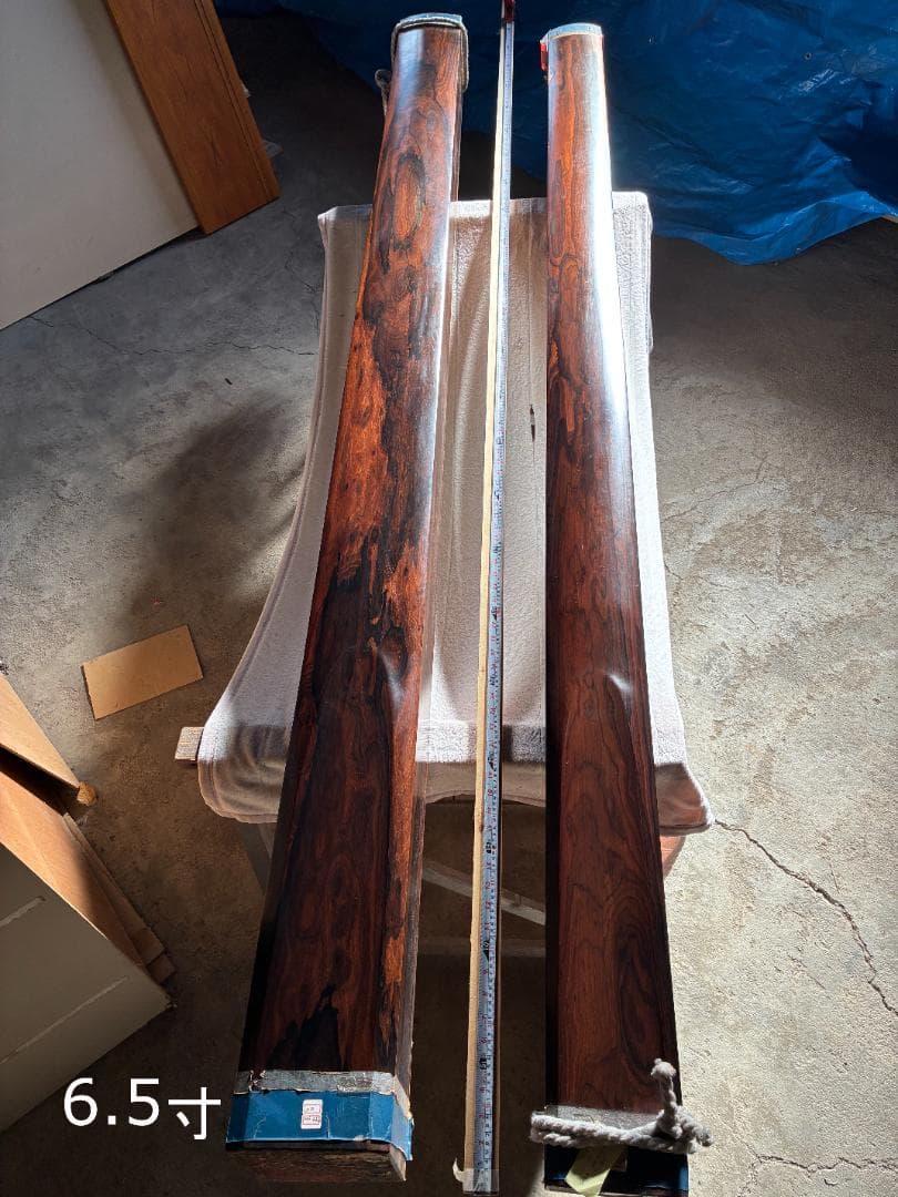 床柱　シャム柿　6.5寸（19.5ｃｍ）