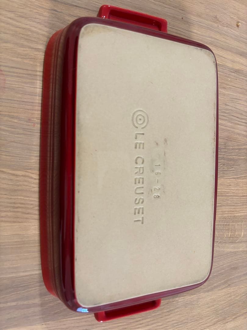 LE CREUSET オーブン皿 レッド ２つ入りセット約32cm +25cm