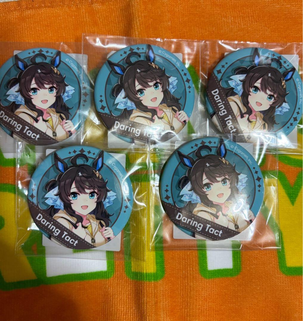 ウマ娘 新千歳 トラベル ポップアップ デアリングタクト 缶バッジ