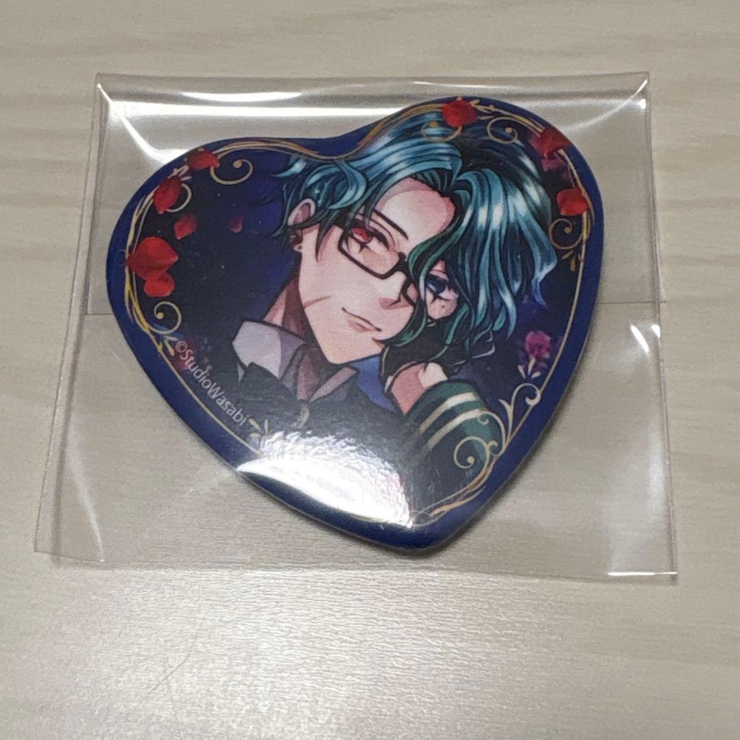 あくねこ ハート缶バッチ Rose Valentine ナック - メルカリ