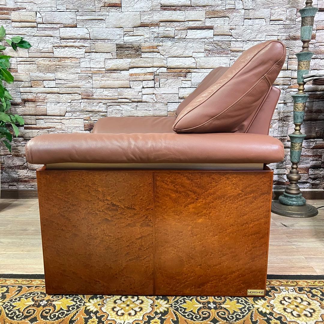 ꧁森繁家具 MORISHIGE꧂センターテーブル&1人掛けソファセット 座卓