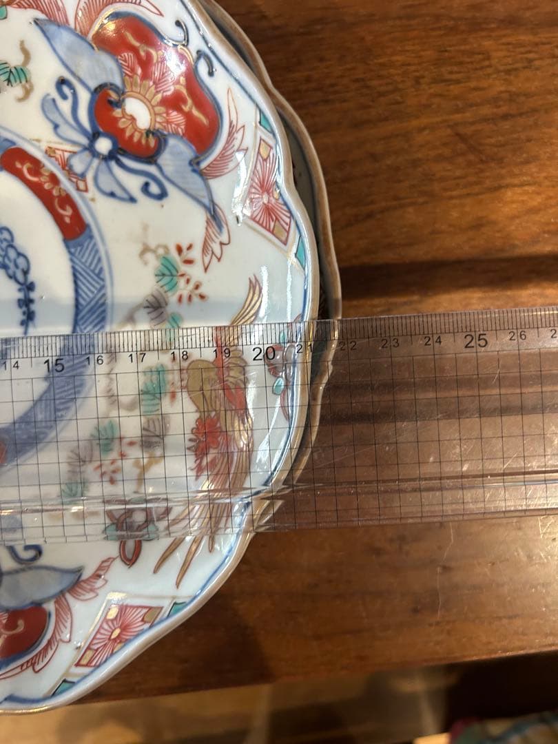 花鳥風月 波型皿 2枚セット 古伊万里 - メルカリ