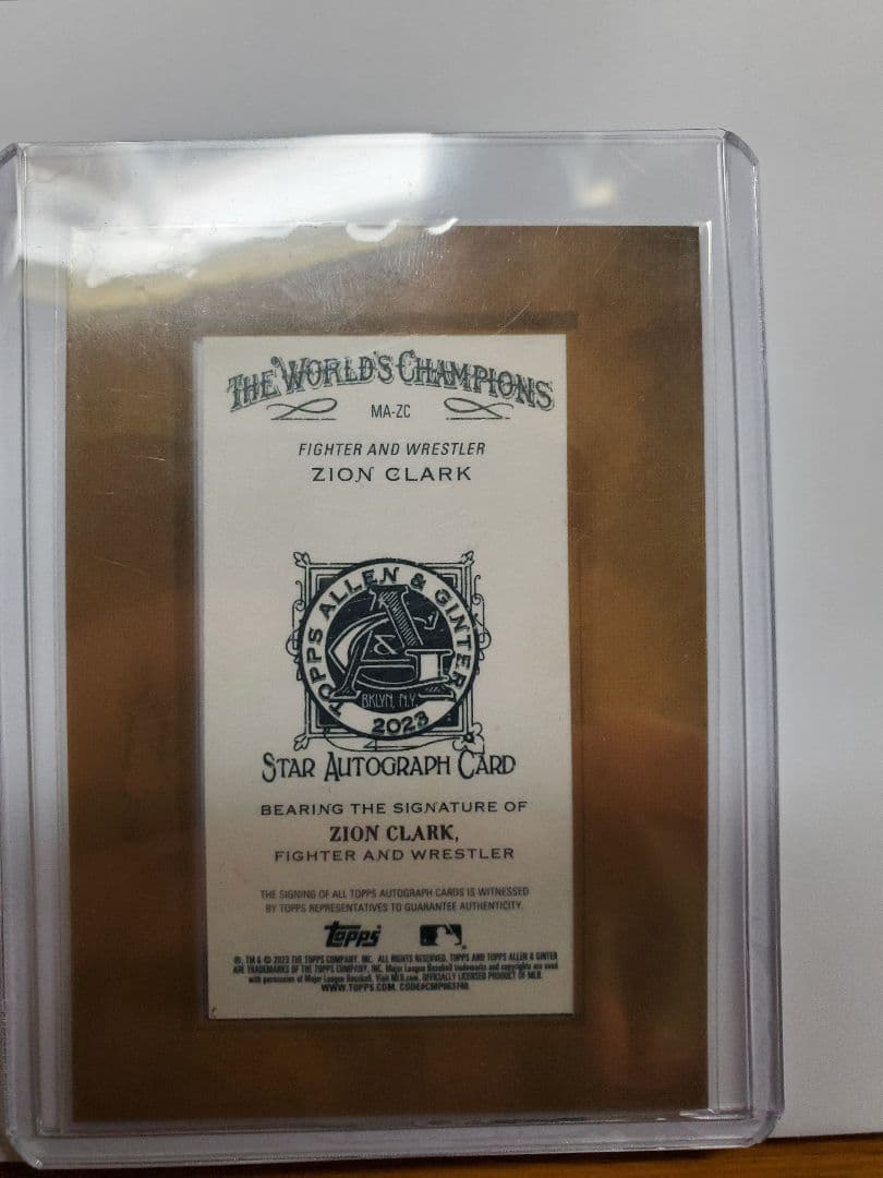zion clark auto /10 red ink ザイオン・クラーク - メルカリ