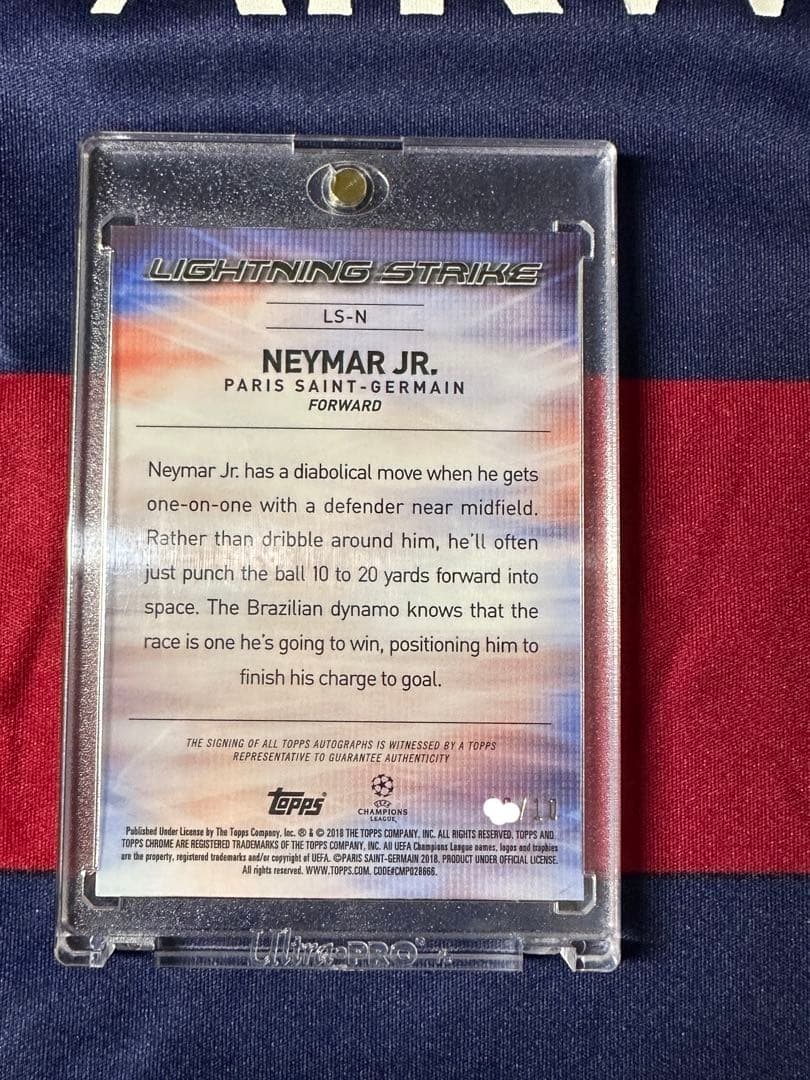 【10枚限定】ネイマール 直筆 サイン カード!!ネイマールカード