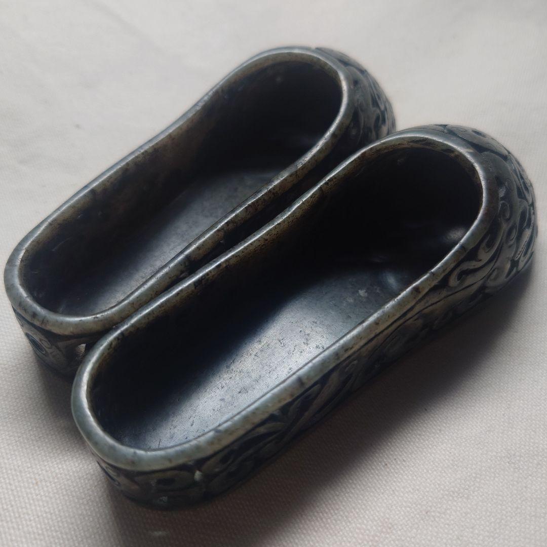 玉石の靴 中国玉石彫刻