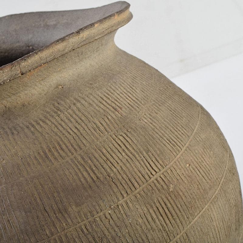 時代古陶磁 珠洲焼 古珠洲須恵器 線文壷 V R9475H - メルカリ