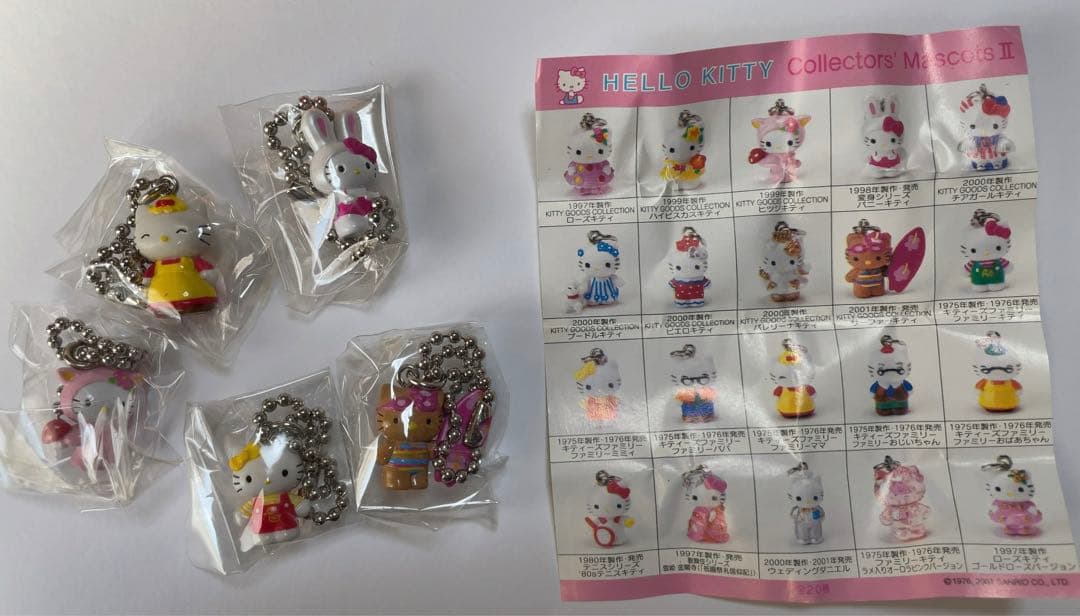 ハローキティ コレクターズマスコット スペシャルバージョン 他22個