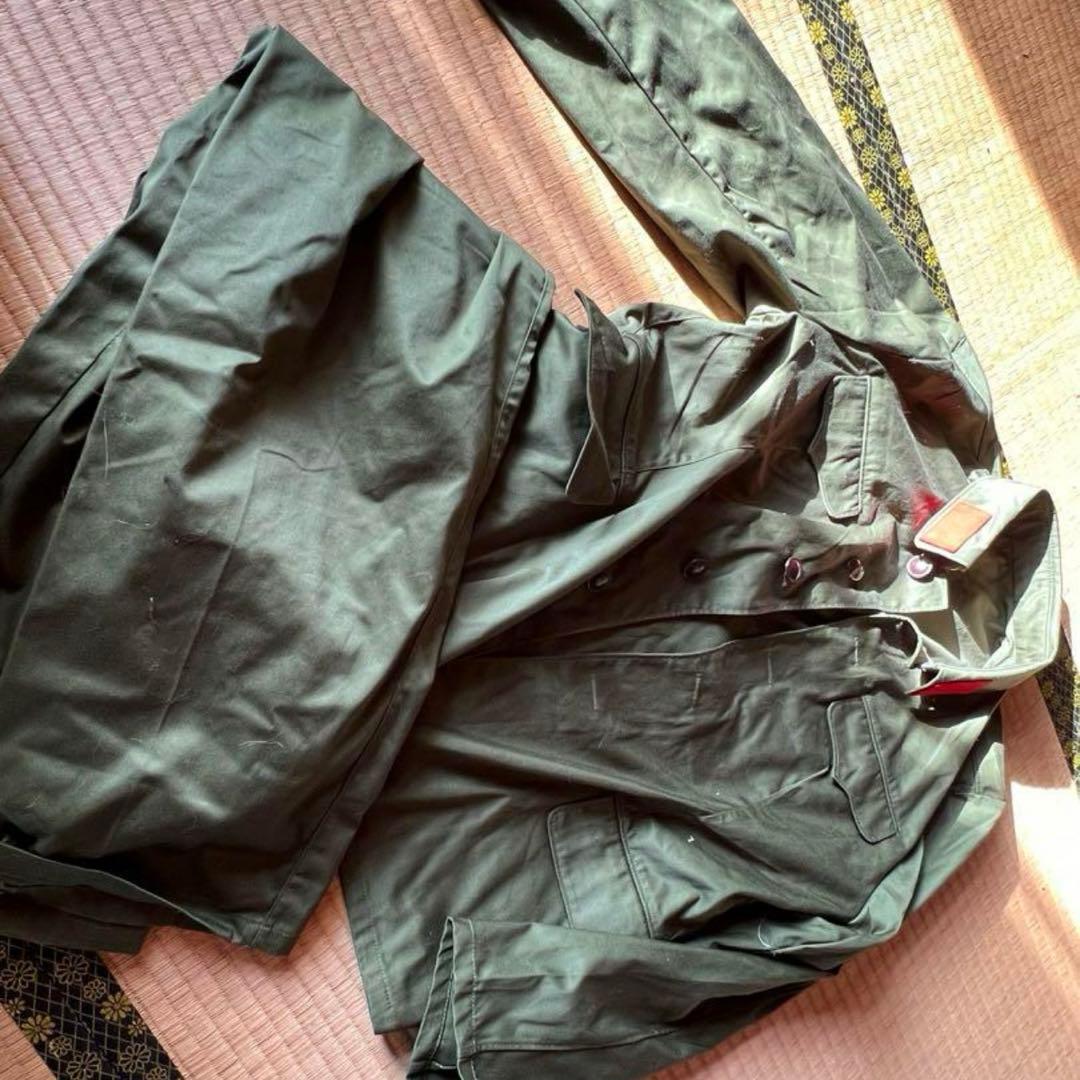 新品官給本物ベトナム戦争65式中国人民解放軍戦闘服上下帽子人民鞄セット