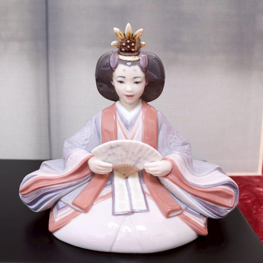 リヤドロ ひな人形 フルセット リアドロ 節句 置物 陶器 アート台座