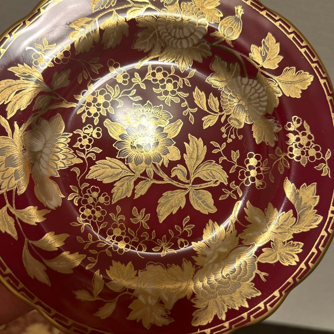 ウェッジウッド　トンキン　ルビー　デザートプレート　15.5cm