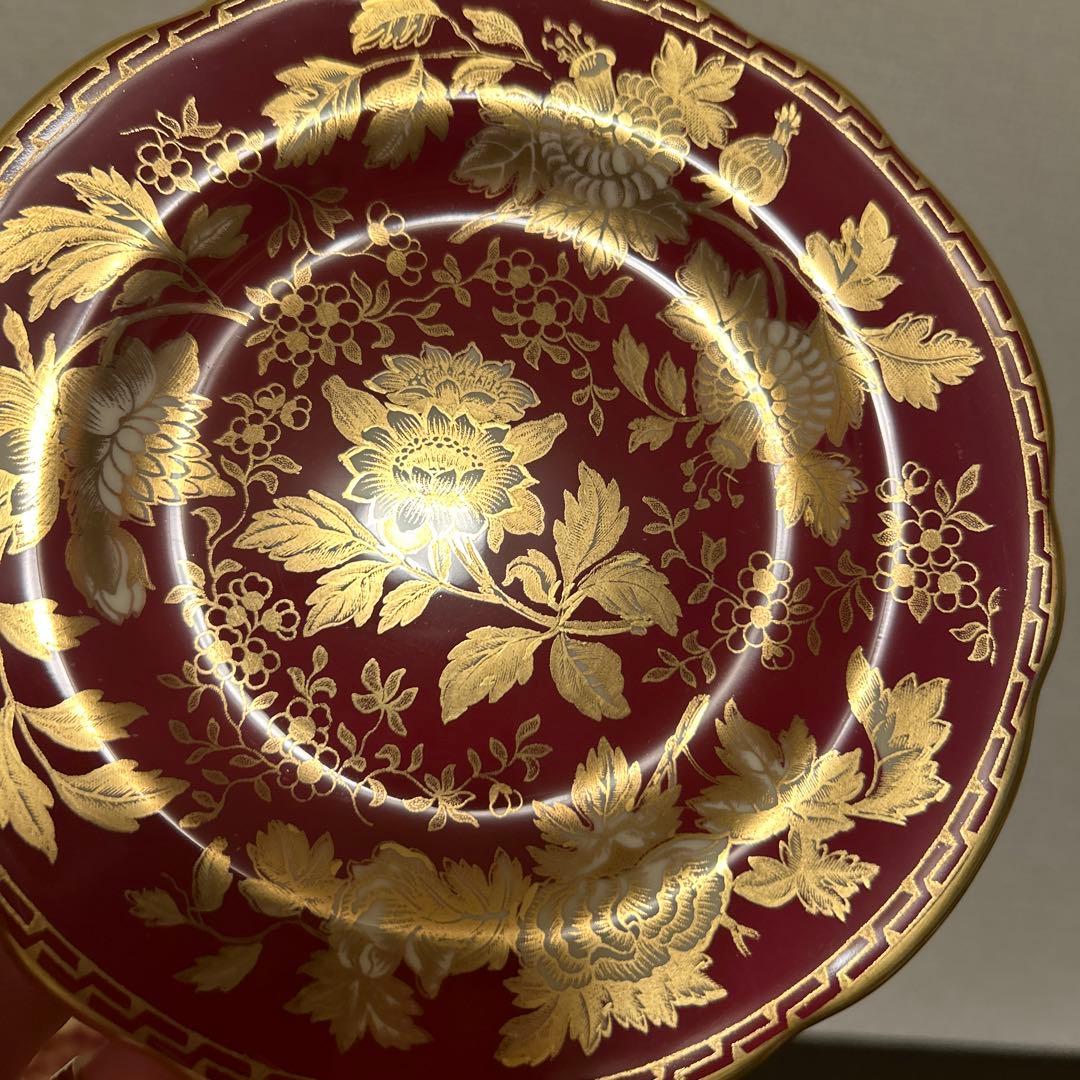 ウェッジウッド　トンキン　ルビー　デザートプレート　15.5cm