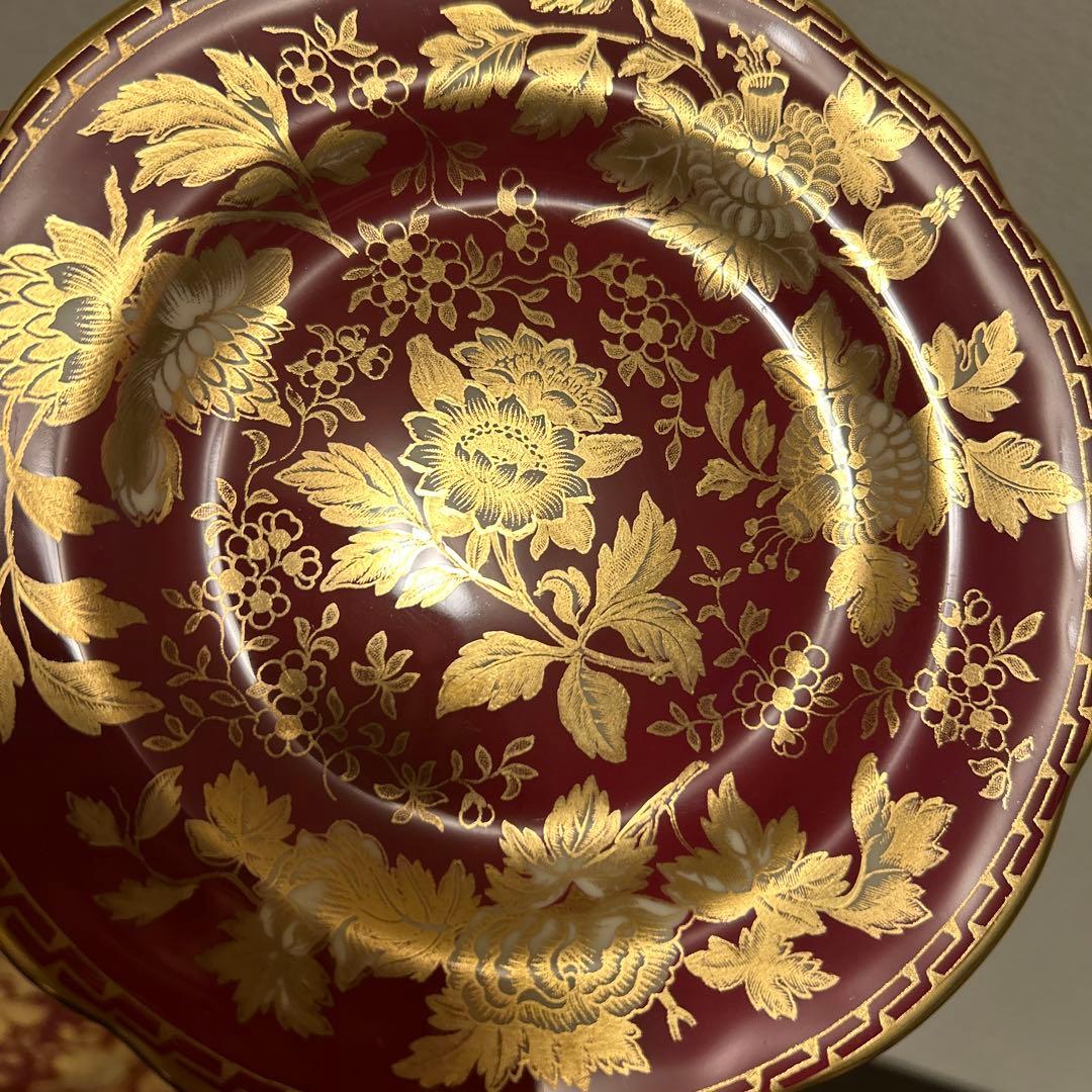 ウェッジウッド　トンキン　ルビー　デザートプレート　15.5cm