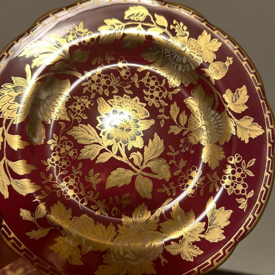 ウェッジウッド　トンキン　ルビー　デザートプレート　15.5cm