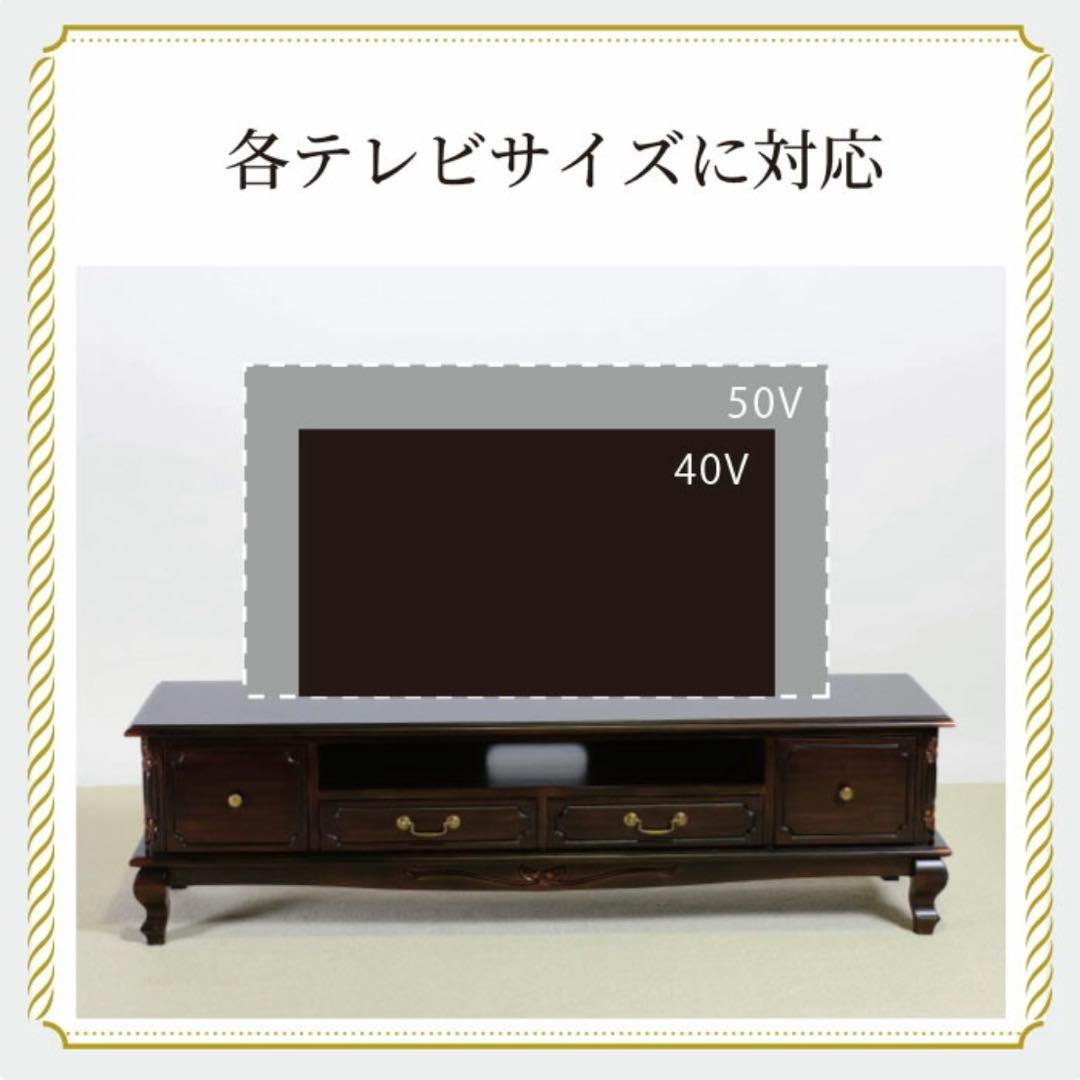 I 新品 テレビボード L テレビ台 ラック AVボード アンティーク リビング