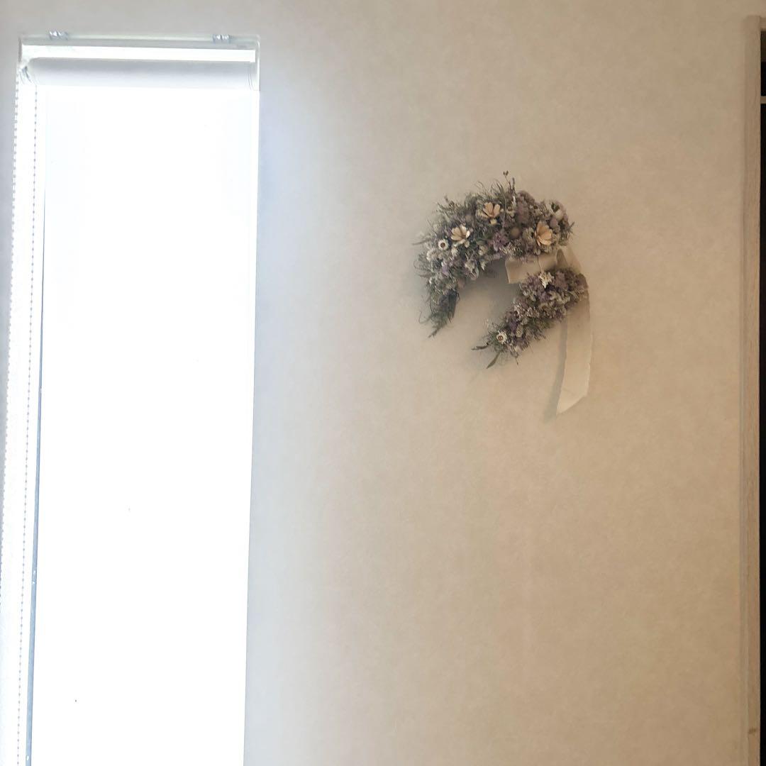 ドライフラワー　小花　リース