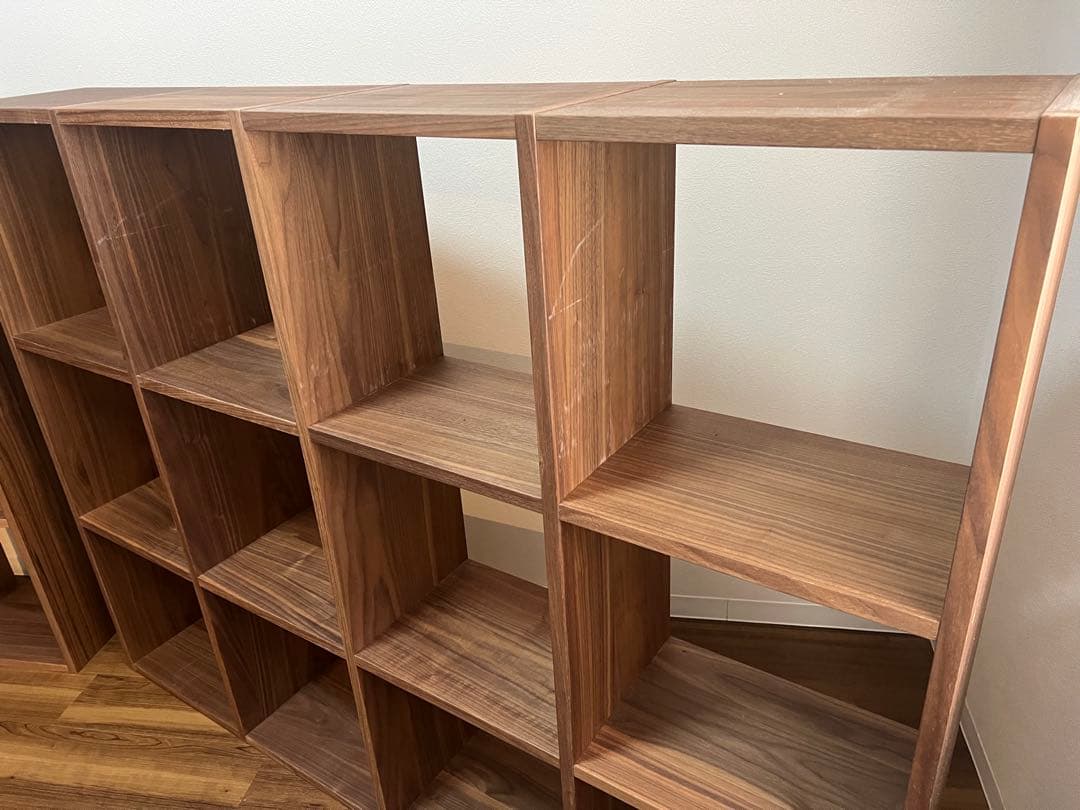 【最終お値下げ】送料込み　組立不要　無印良品スタッキングシェルフ3段×4列