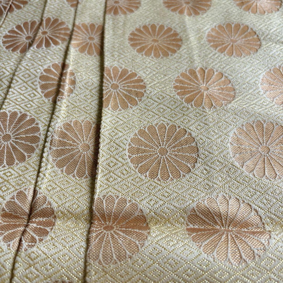 セット　七五三　5歳　男の子　袴　はかまかみしも　ゴールド　袴丈63