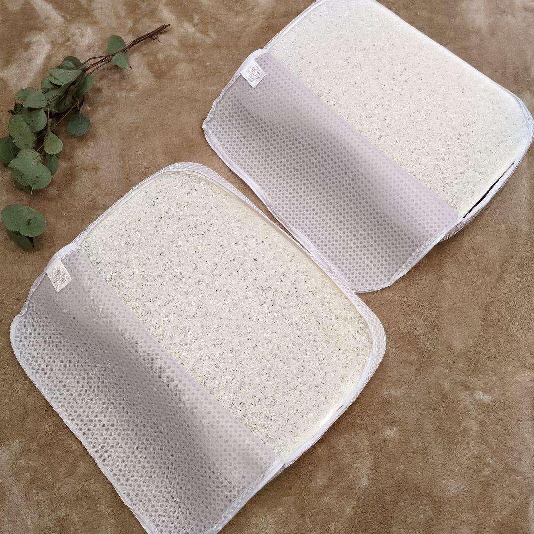 BREATHAIR　ブレスエアー　ハニカ厶ジェルマット枕　カバー付き　2個セット