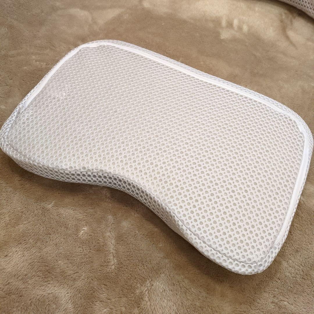 BREATHAIR　ブレスエアー　ハニカ厶ジェルマット枕　カバー付き　2個セット