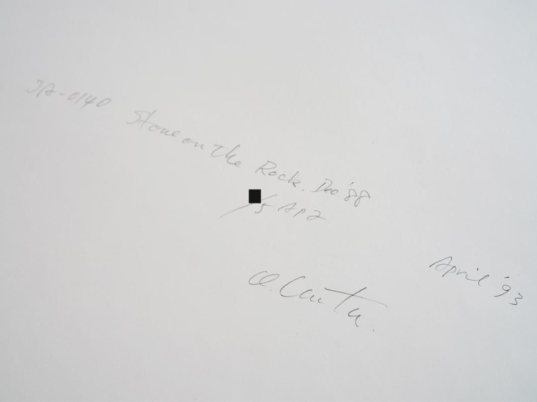 栗田紘一郎 「A STONE ON THE ROCK」 ゼラチンシルバープリント - メルカリ