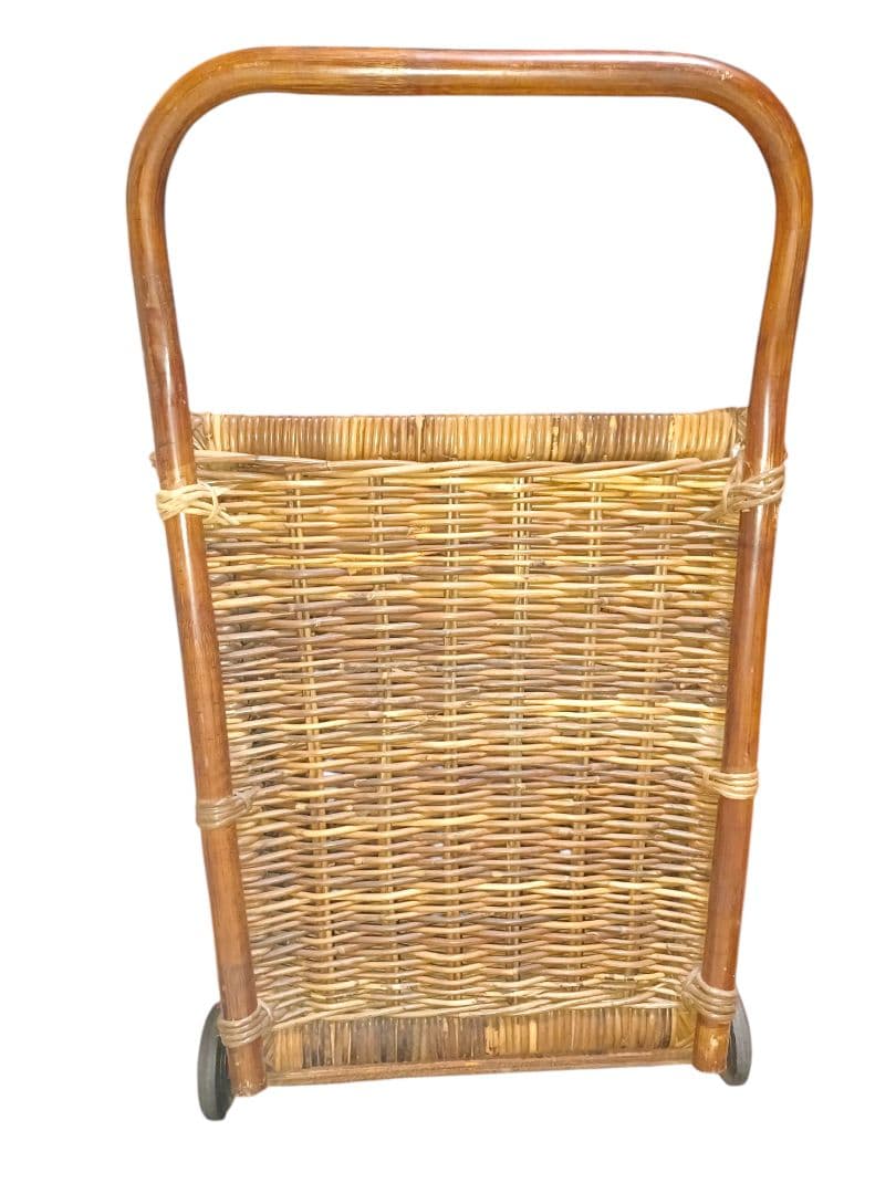 藤 ラタン ショッピングカート